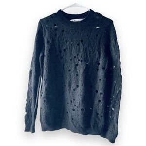 & And Other Stories Sweater Women’s Size S Wool Blend Diamond Black Check NWT‌‌